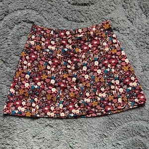 Zara Trafaluc Floral Skirt